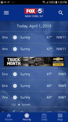 FOX 5 New York Weather android App screenshot 2